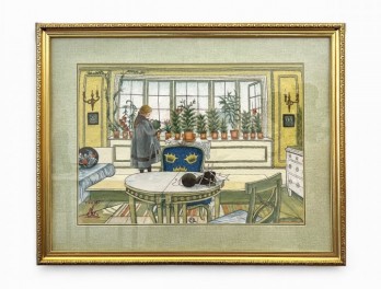 Tranh thêu tay phong cảnh: Nghệ thuật sống động từ di sản Việt